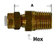 Flareless Male Connector Diagram